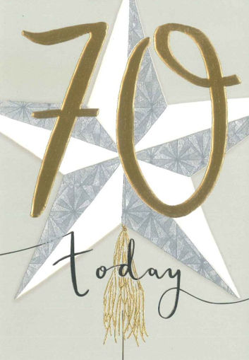 Picture of 70TH BIRTHDAY CARD